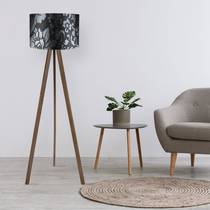 Opviq Lámpara de Pie Moderna AYD-1204 con Diseño Floral